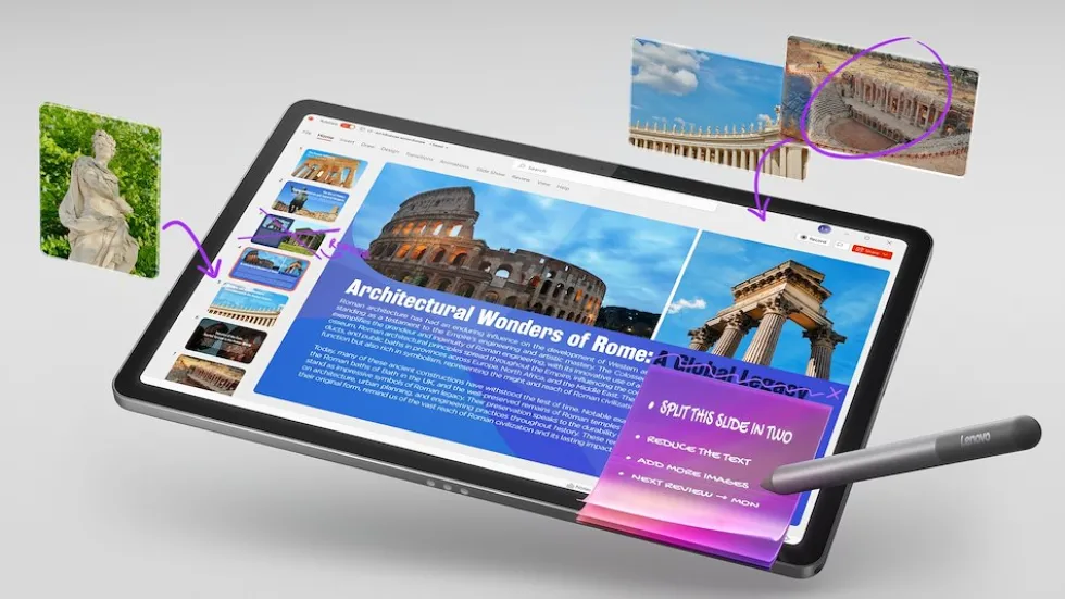 Tablet Lenovo Idea Tab 11" con penna inclusa e display 2.5K