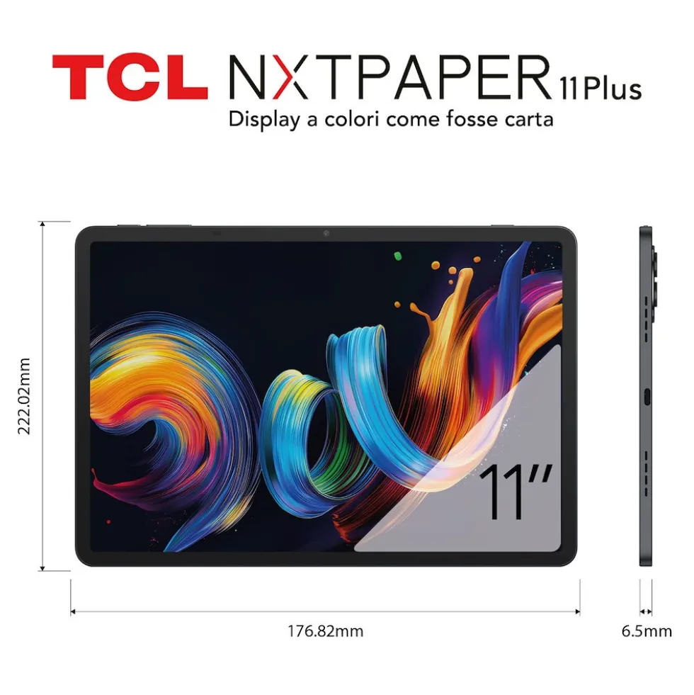 Tablet TCL NXTPAPER 11 Plus 8/256GB con display 11,5 pollici