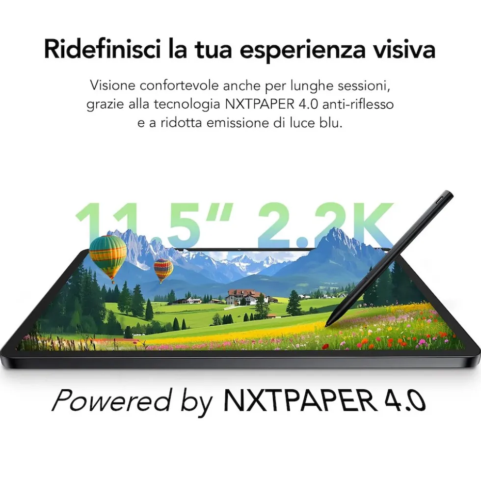 Tablet TCL NXTPAPER 11 Plus 8/256GB con display 11,5 pollici