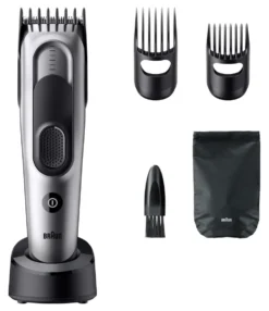 Taglia capelli Braun HC7590 SERIES 7 Hair Clipper Silver e Black