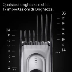 Tagliacapelli Braun Series 7 HC7590 con 17 lunghezze e funzione Memory Lock