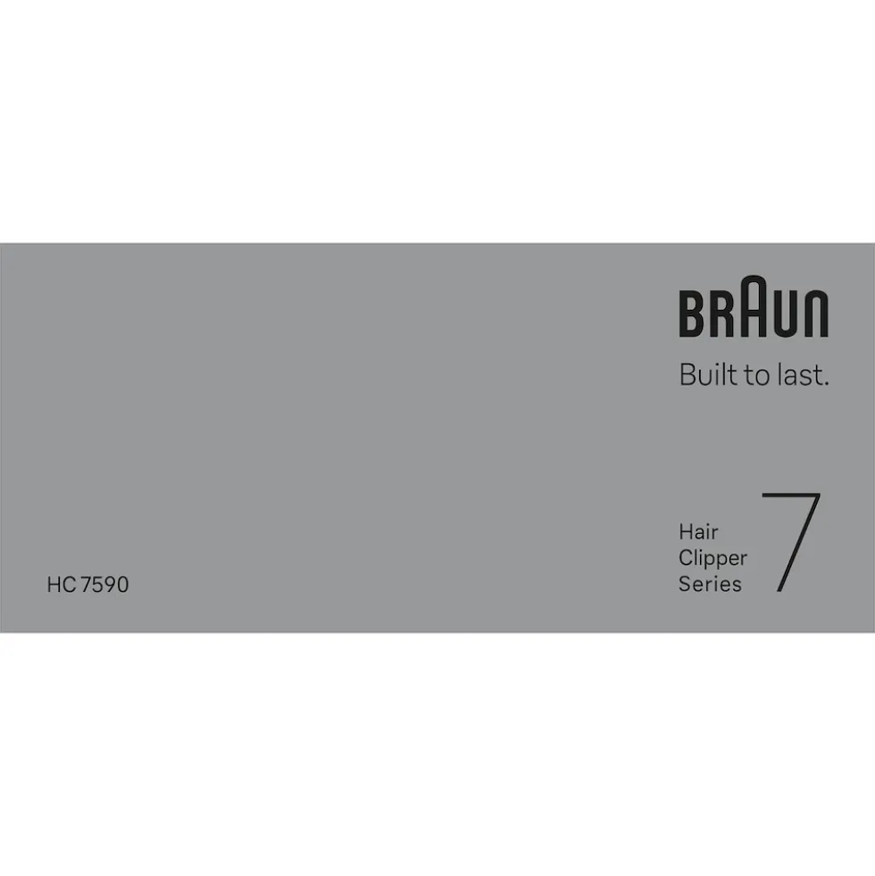 Tagliacapelli Braun Series 7 HC7590 con 17 lunghezze e funzione Memory Lock