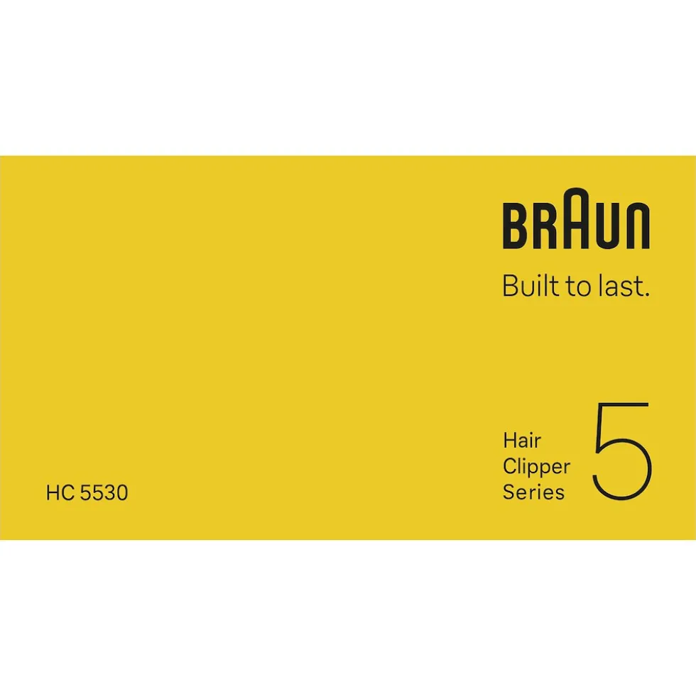 Tagliacapelli Braun Series 5 HC5530 con 17 lunghezze e Memory Lock