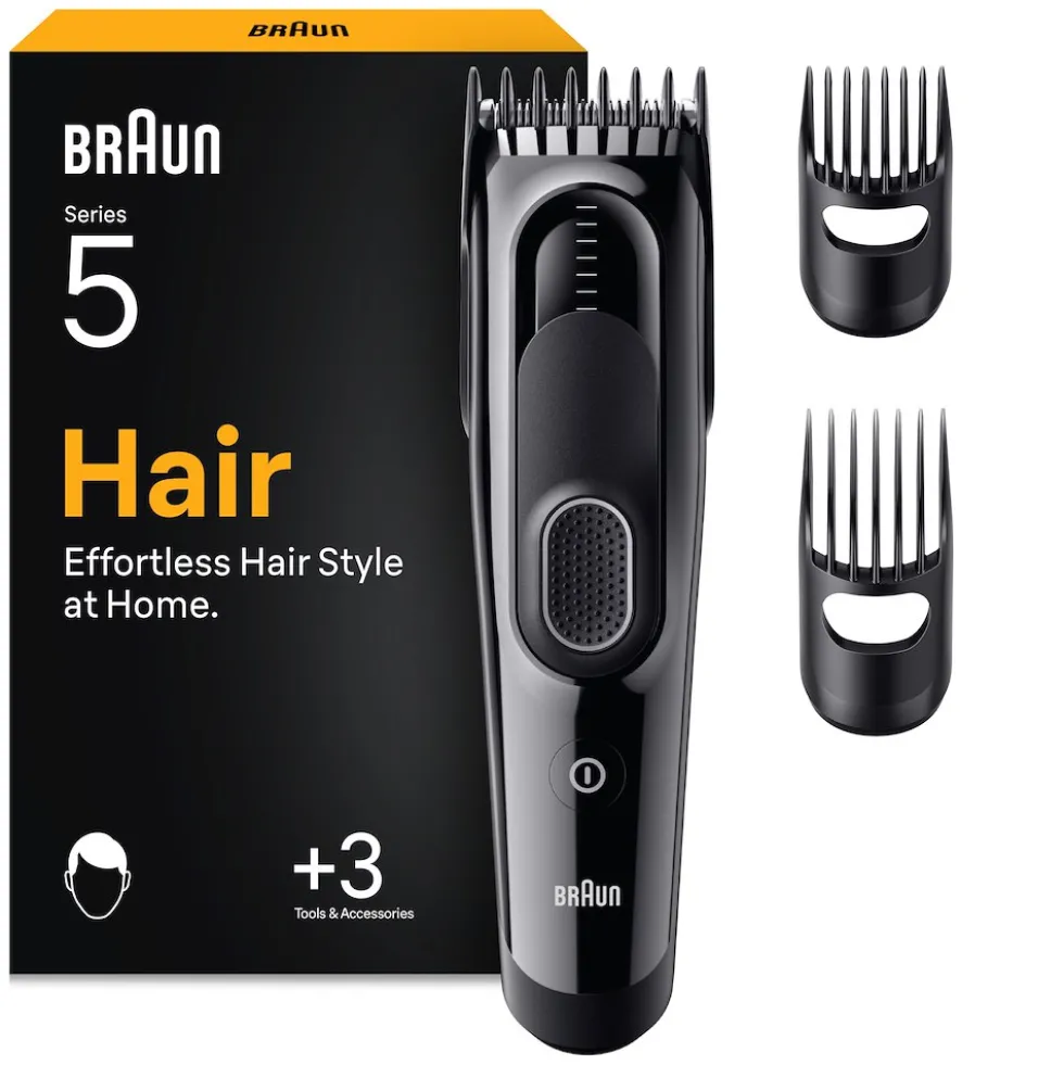 Tagliacapelli Braun Series 5 HC5530 con 17 lunghezze e Memory Lock