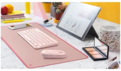Tappetino mouse Logitech 956 000053 STUDIO SERIES Desk Mat Rosa scuro