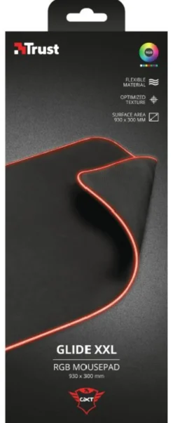 Tappetino mouse Trust 23395 GXT 764 Glide Flex Flexible Rgb Mouse Pad