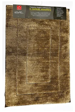 Tappeto bagno Amicasa YM5023 FRAME Art 37 Ecrù