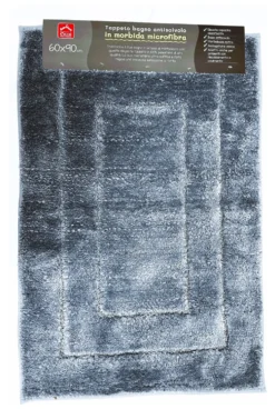 Tappeto bagno Amicasa YM5023 FRAME Art 38 Grigio