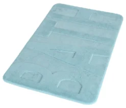 Tappeto bagno Idro Bric TABA4575AZ MEMORY Bath Azzurro