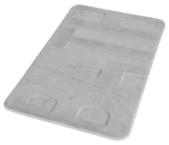 Tappeto bagno Idro Bric TABA4575GR MEMORY Bath Grigio