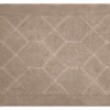 Tappeto bagno Quarzo Bianco 18413 ESAGONO Tortora