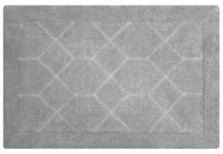 Tappeto bagno Quarzo Bianco 18390 ESAGONO Grigio