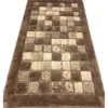 Tappeto bagno Quarzo Bianco 13630 MOSAICO Tortora