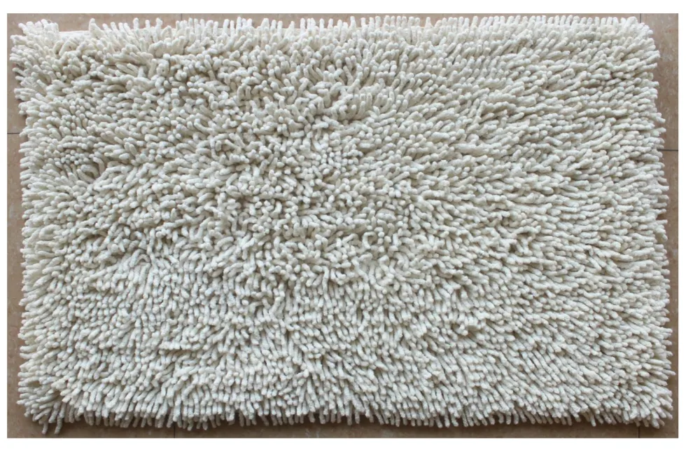 Tappeto bagno Quarzo Bianco 17829 RICCIO Panna