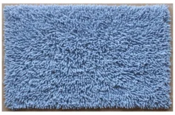 Tappeto bagno Quarzo Bianco 17874 RICCIO Celeste