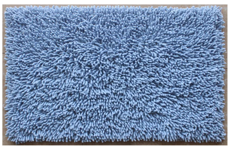 Tappeto bagno Quarzo Bianco 17874 RICCIO Celeste