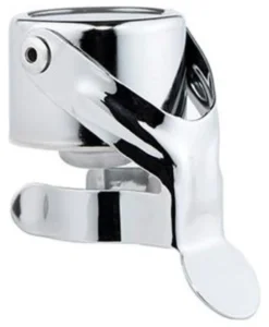 Tappo bottiglia Brevetti Waf 18C STOPPER Champagne a leva Cromo lucido