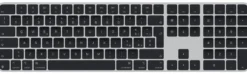 Tastiera computer Apple MXK83T A MAGIC KEYBOARD Touch ID Silver e Blac