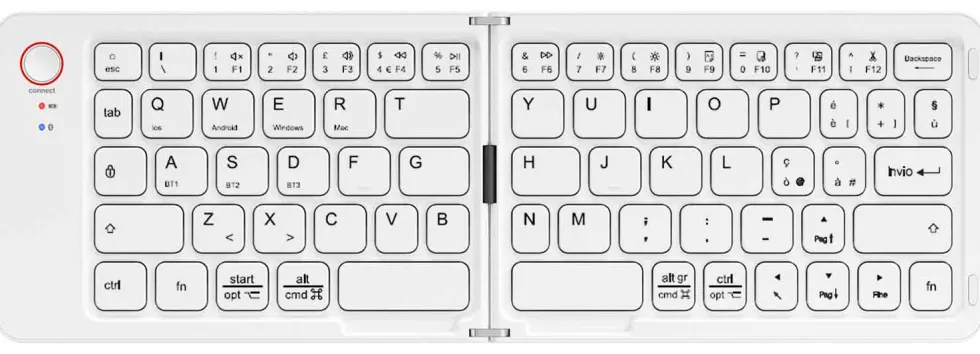 Tastiera computer Cellular Line BTKEYBOARDYW KBOARDY White