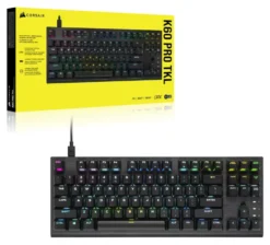 Tastiera computer Corsair CH 911D01A IT RGB K60 Pro TKL Wired Black