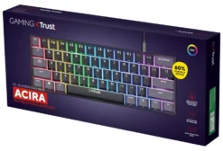 Tastiera computer Trust 24884 GXT 867 Acira Mini Wired Black