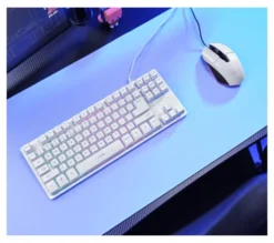 Tastiera computer Trust 25895 GXT 833W Thado TKL White