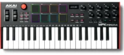 Tastiera controller Akai Professional MPK Mini Plus Black e Red