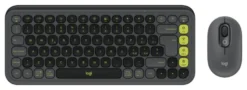 Tastiera e mouse Logitech 920 013115 POP Icon Combo Graphite e Green