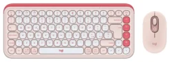 Tastiera e mouse Logitech 920 013117 POP Icon Combo Rose e Off white