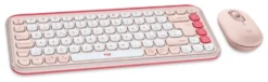 Tastiera e mouse Logitech 920 013117 POP Icon Combo Rose e Off white
