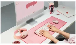 Tastiera e mouse Logitech 920 013117 POP Icon Combo Rose e Off white