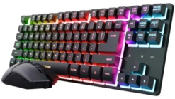 Tastiera e mouse Trust 25983 GXT 832 Thado Combo TKL Black