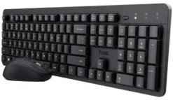 Tastiera e mouse Trust 25019 Ody II Silent Black