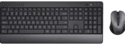 Tastiera e mouse Trust 24530 TREZO Black e Gray