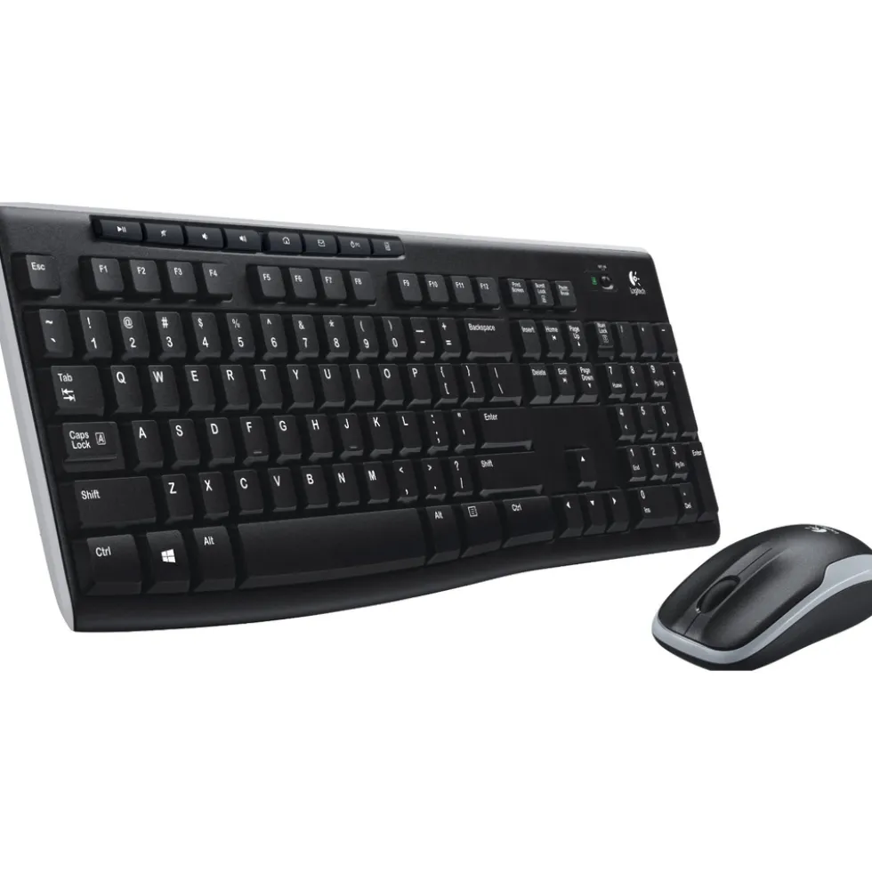 Tastiera e mouse wireless Logitech MK270 con 2,4 GHz