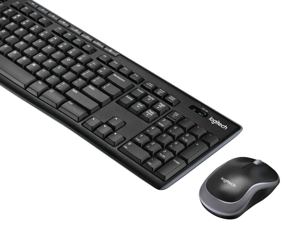 Tastiera e mouse wireless Logitech MK270 con 2,4 GHz