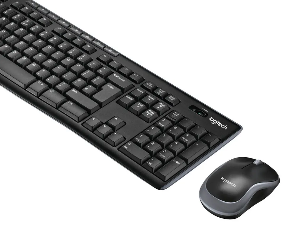 Tastiera e mouse wireless Logitech MK270 con 2,4 GHz