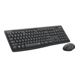 Tastiera + mouse wireless Logitech MK295 Silent Graphite