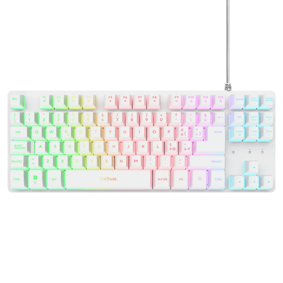 Tastiera Trust GXT 833 Thado TKL illuminata LED