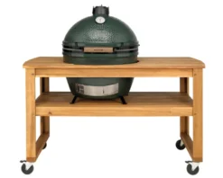 Tavolo in legno di Eucalipto per Big Green Egg XL