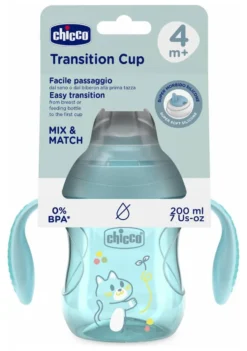 Tazza bimbo Chicco 00069112500000 TRANSITION CUP Azzurro