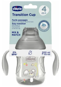 Tazza bimbo Chicco 00069113500000 TRANSITION CUP Grigio