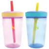Tazza bimbo con cannuccia antiversamento Nuby NV04049 Assortito