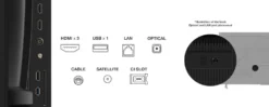 Tcl Tvc Led 65 4K Uhd Google Tv Wifi Cert Lativu 4K
