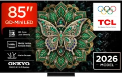 Tcl Tvc Qd Miniled Fald 85 Uhd 4K 144Hz Uhd Onkyo 2.1 40W