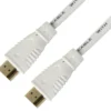 TECHLY CAVO HDMI 0,5 METRI TERMINALI ORO ETHERNET 4K BIANCO RETAIL