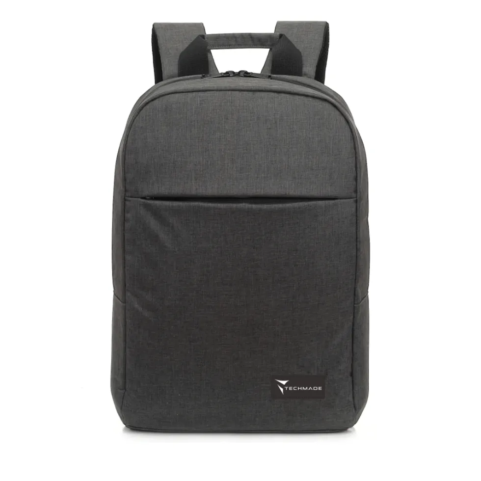 TECHMADE ZAINO PER NOTEBOOK IN POLIESTERE 15,6" DARK GREY