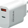 TECNO ALIMENTATORE CARICA RAPIDA TYPE C / USB 20W 3A BIANCO TC-883