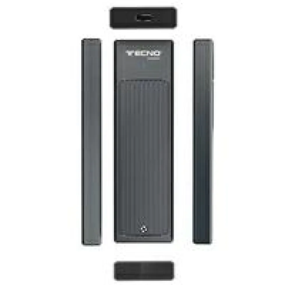 TECNO BOX ESTERNO SSD M.2 2230/2242/2260/2280 USB2/3.0 NERO TC-M05