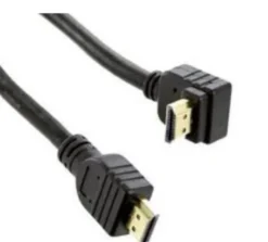 TECNO CAVO HDMI 10 METRI TERMINALI ORO CON UNO CURVO SUPPORTA 4K